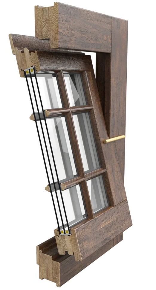 Деревянные окна Design Zen