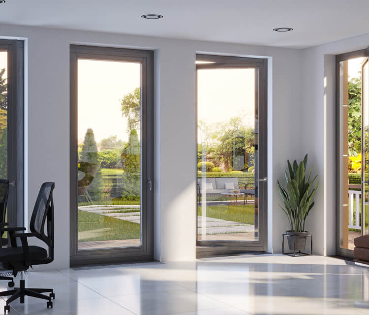 Деревянные окна для загородного дома