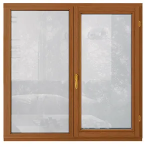 Двухстворчатое окно из дуба цена