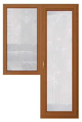 Балконный блок из дуба IV-78 из дуба цена