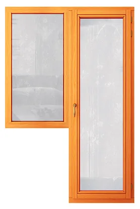 Цена на балконный блок из лиственницы