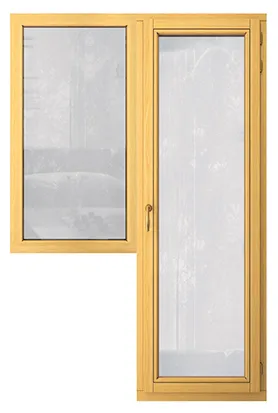 Цена на балконный блок из сосны