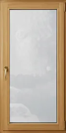 Одностворчатое окно из сосны, 800*1200 мм