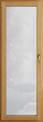 Дерево-алюминиевая балконная дверь из сосны, 800*2100 мм
