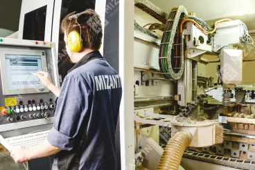 Настройка параметров изготовления окон на обрабатывающем центре WEINIG Conturex C226 на заводе MIZANTIN