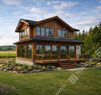 Панорамное остекление коттеджей и загородных домов