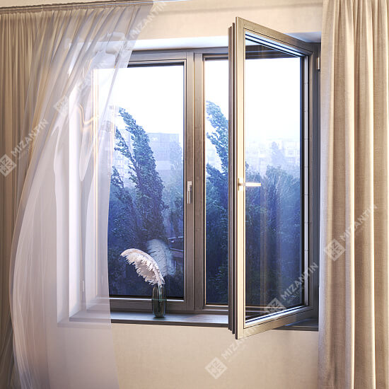 Деревянное окно Special Security из материалов: Сосна Дуб Лиственница
