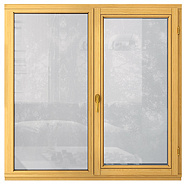 Двухстворчатое окно из сосны IV-78