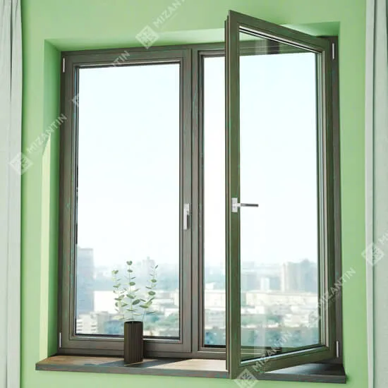 Деревянное окно Design Moderno из материалов: Сосна Дуб Лиственница