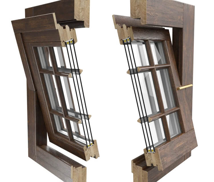 Деревянные окна Design Zen