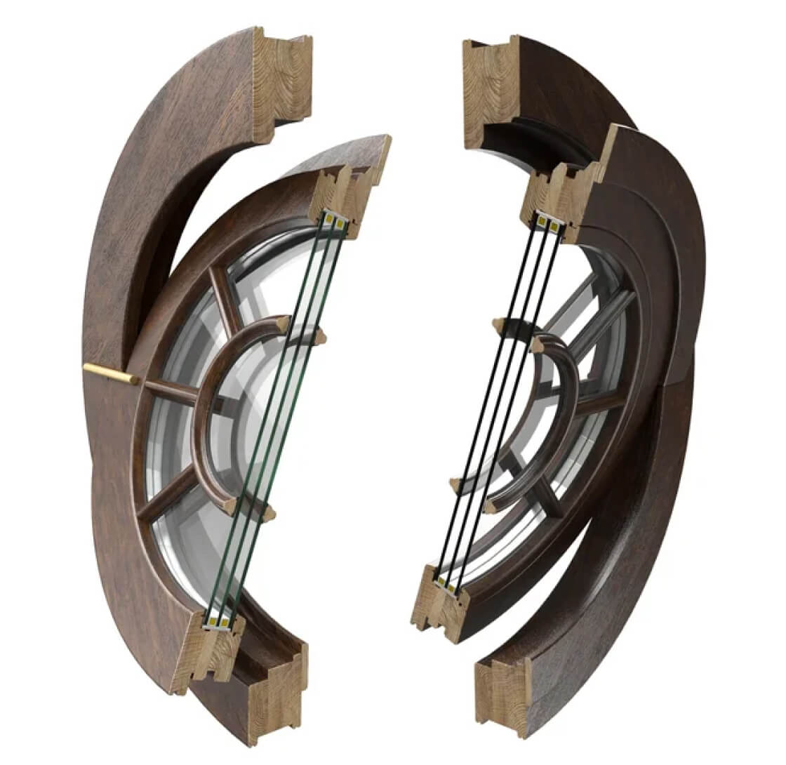 Деревянные окна Design Zen